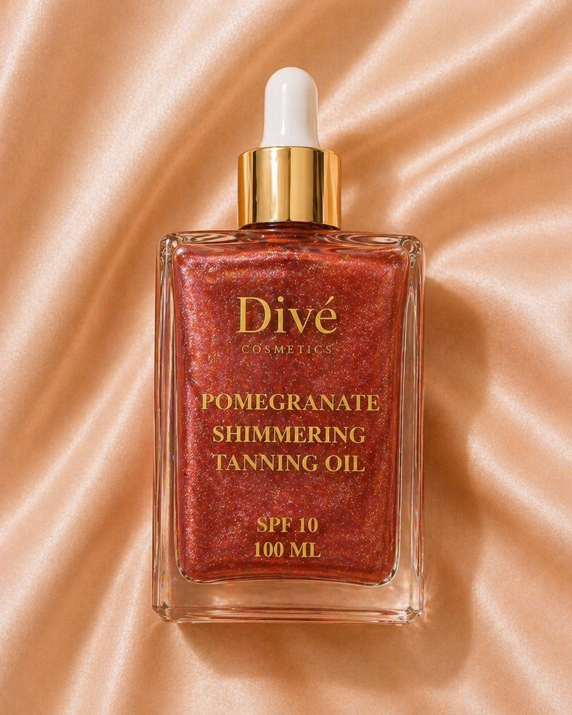 Divé Pomegranate Shimmering Tanning Oil SPF 10